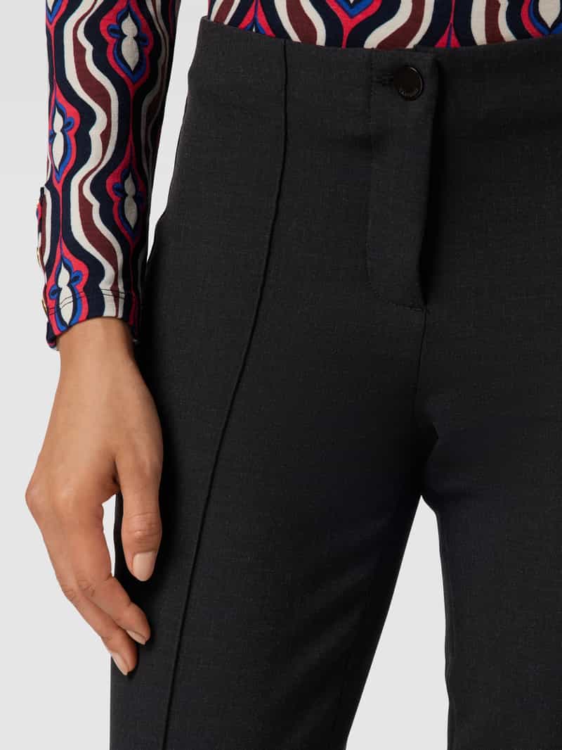 CAMBIO Stoffen broek met vaste persplooien model 'ROS'