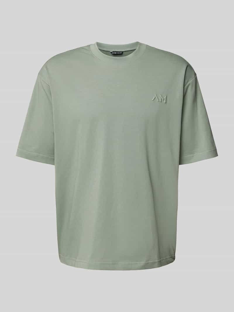 Antony Morato T-shirt met labeldetail