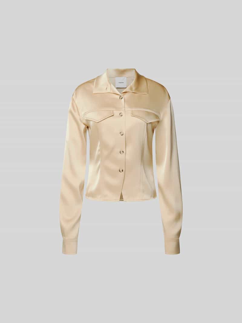 overhemdblouse met knoopsluiting