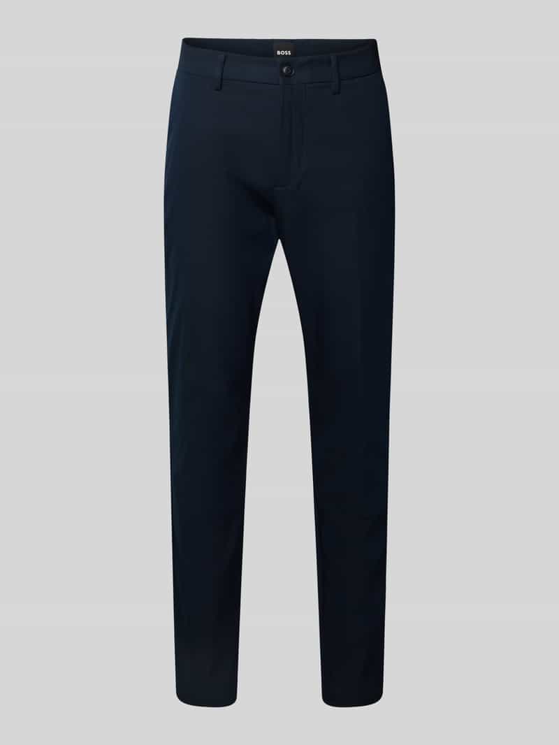 Boss Slim fit pantalon van katoenmix model 'KANTON'