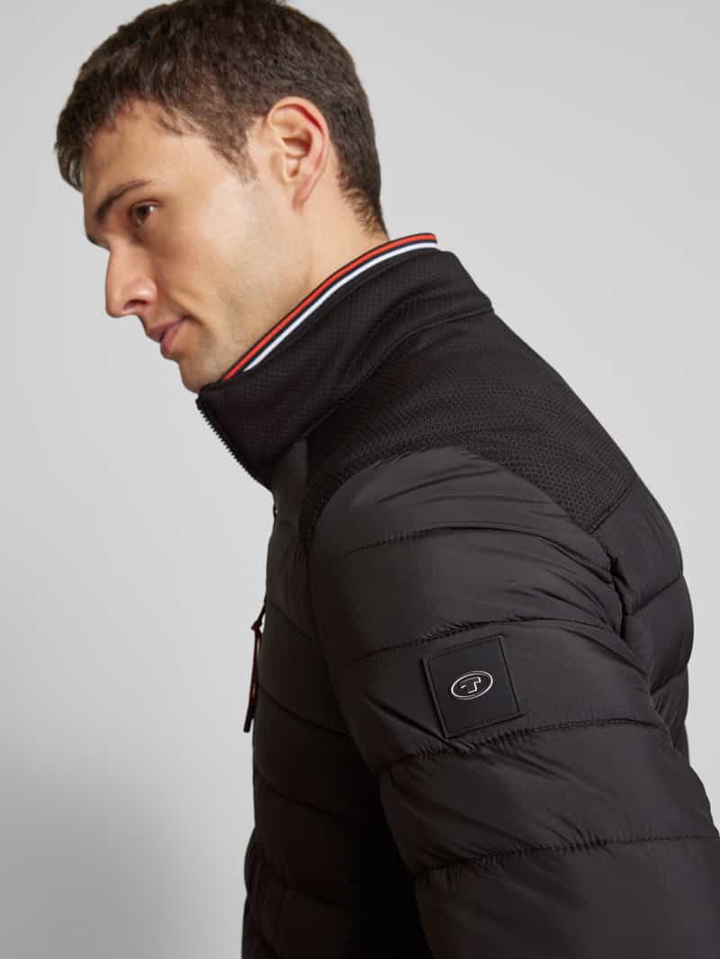 Tom Tailor Regular fit gewatteerd jack met opstaande kraag