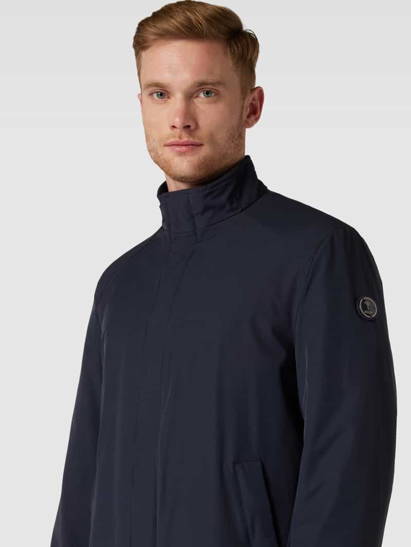 JOOP! Collection Lange jas met labelbadge model 'TRENS'