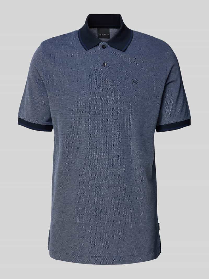 Bugatti Poloshirt met labelstitching