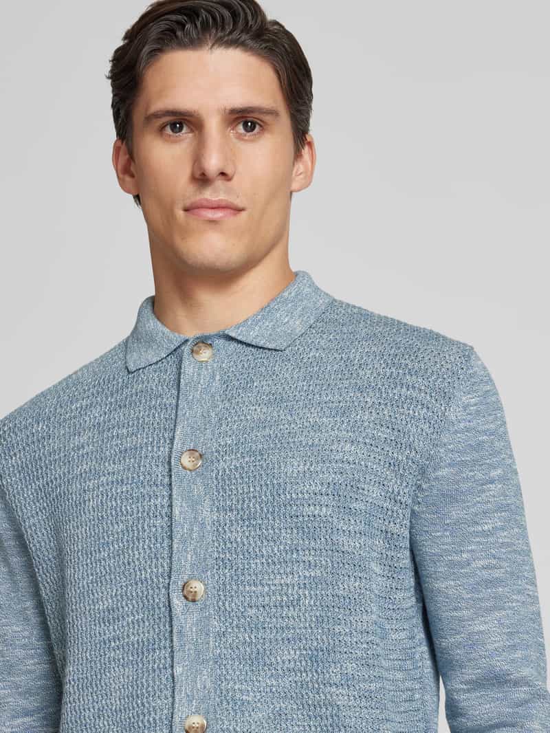 Tom Tailor Regular fit gebreid jack met katoen