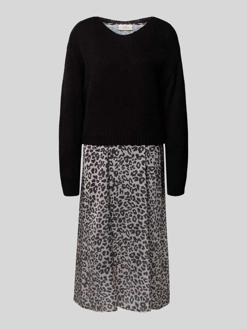 ROBE LÉGÈRE Gebreide jurk met ronde hals
