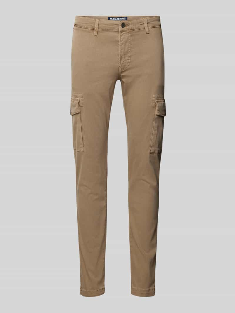 MAC Tapered fit cargobroek met riemlussen, model 'Driver'