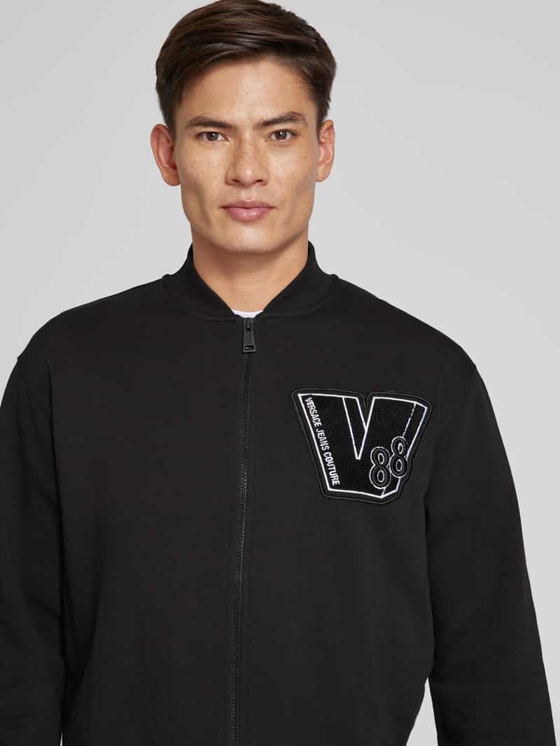 Versace Jeans Couture Sweatjack met opstaande kraag