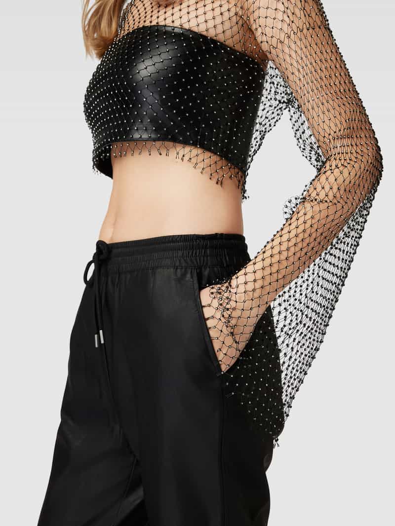 Only Sweatpants in leerlook model 'MADY'