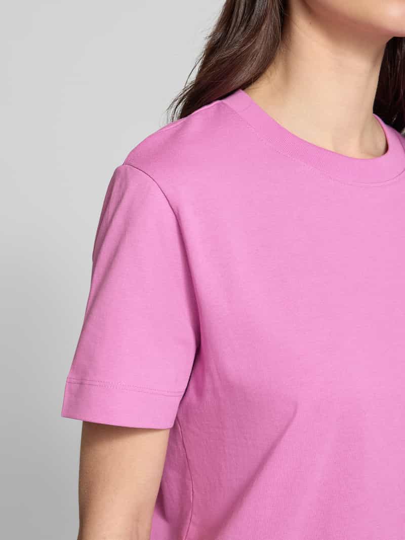 Selected Femme T-shirt van puur biologisch katoen met ronde hals