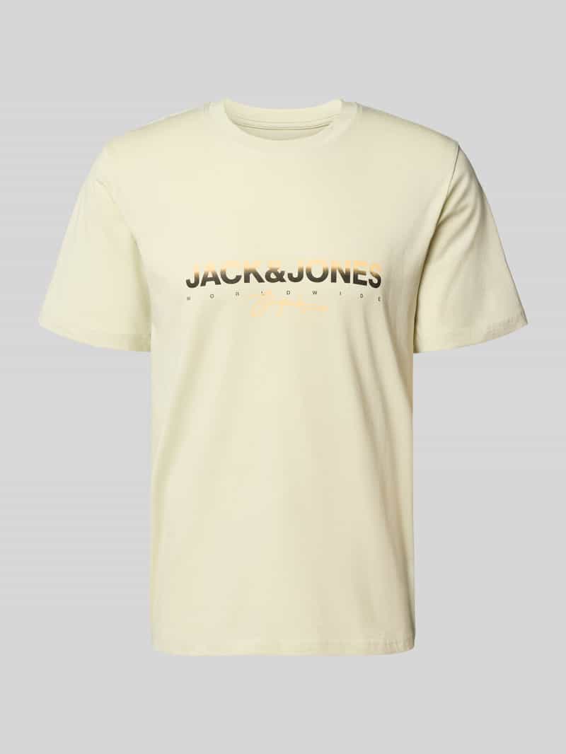 Jack & Jones Shirt met print JORCANGGU TEE SS CREW NECK FST