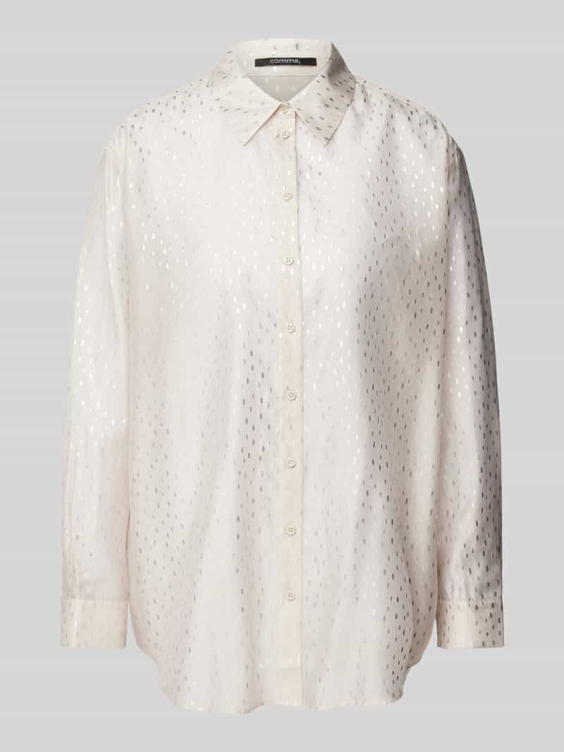 comma Overhemdblouse met knoopsluiting