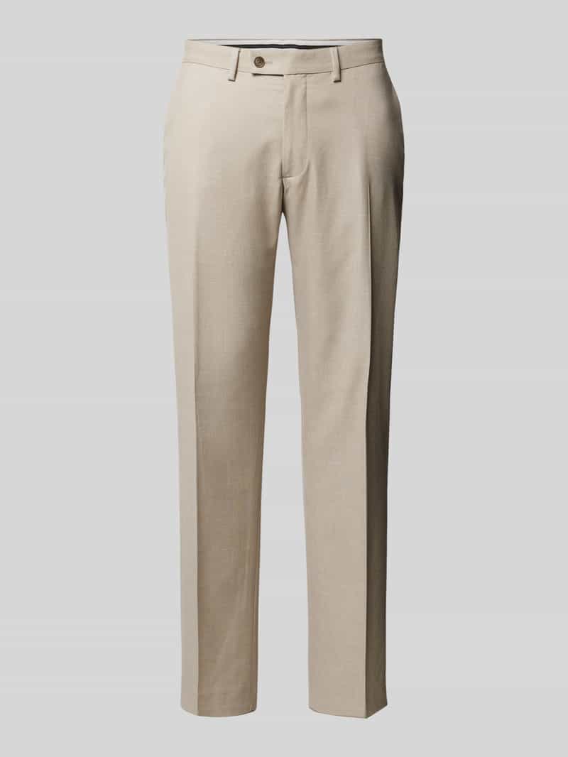 Christian Berg Men Chino met bandplooien