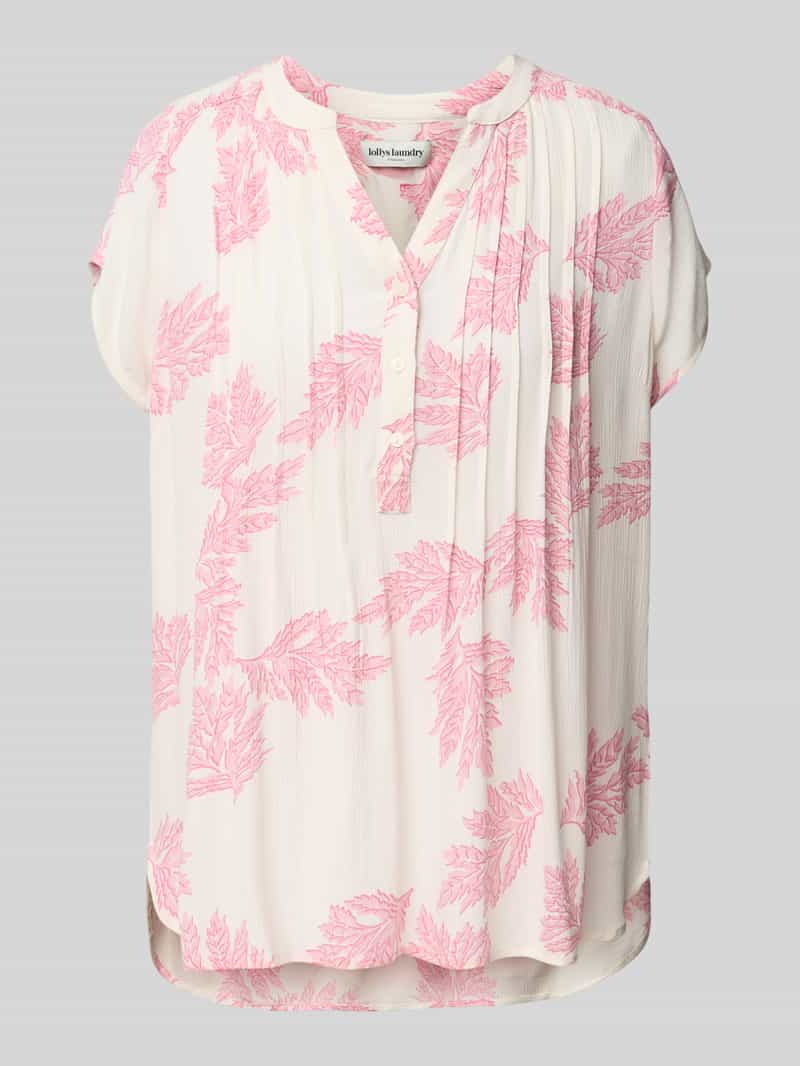LOLLYS LAUNDRY Blouse van viscose met V-hals model 'Heather'