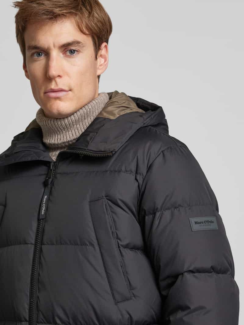 Marc O'Polo Regular fit donsjack met capuchon