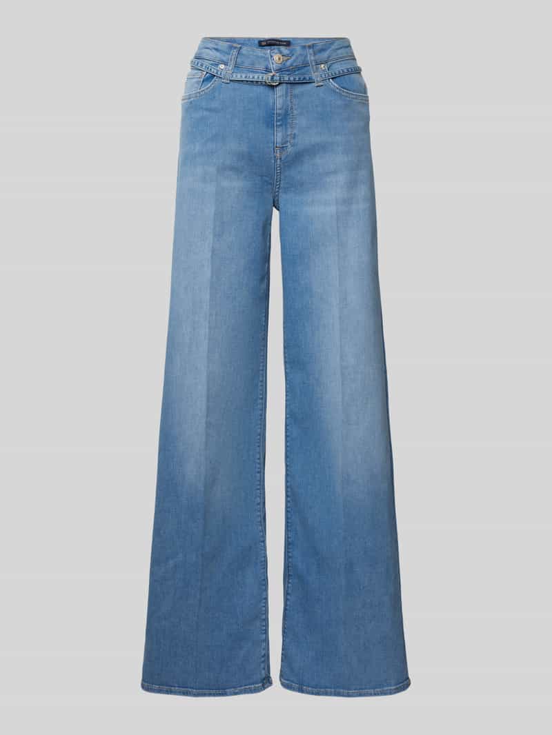 RAFFAELLO ROSSI Straight leg jeans met ceintuur model 'Sventy B'