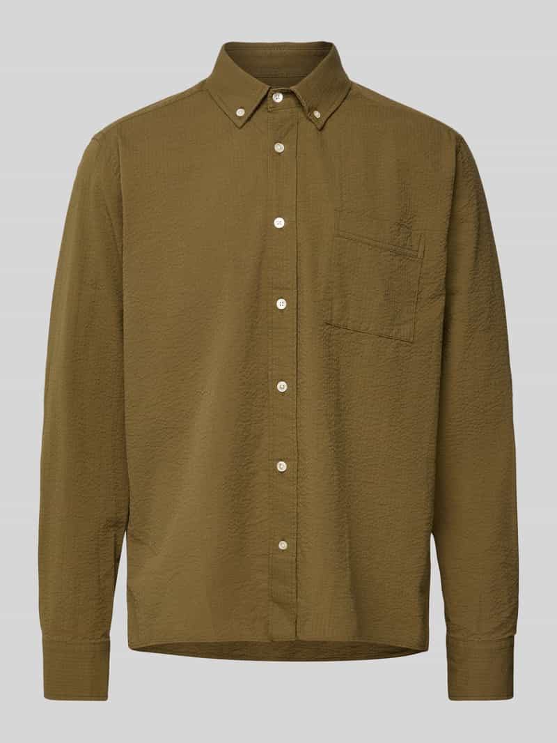 Forét Regular fit vrijetijdsoverhemd met borstzak model 'HORNET'
