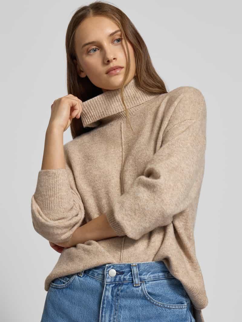 Pieces Regular fit coltrui met wol model 'MALOU'