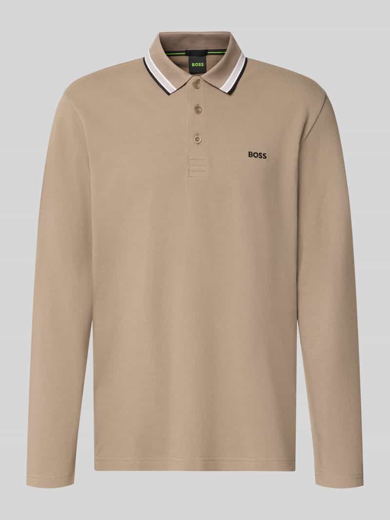 BOSS Green Regular fit poloshirt van puur katoen model 'Plisy'