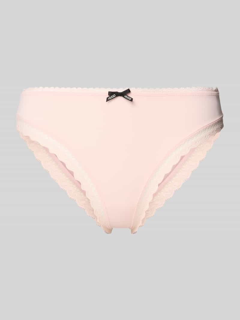 HUGO Slip met kant model 'UNIQUE'