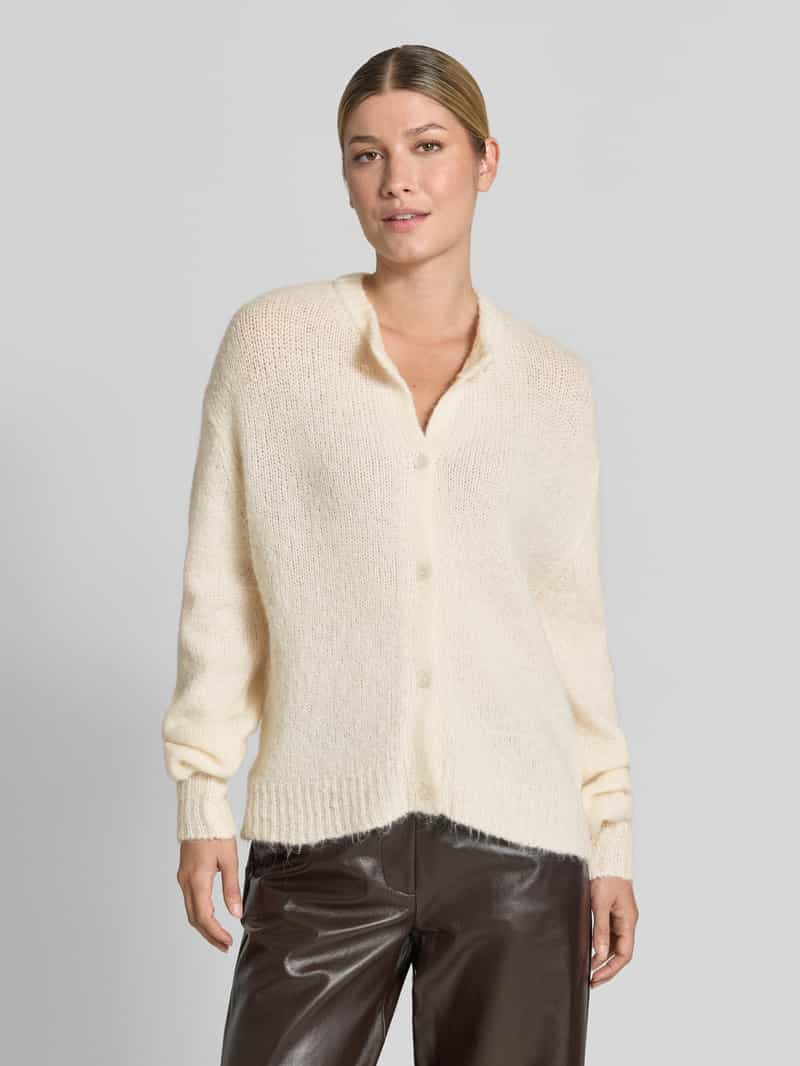 b.Young Cardigan met alpacagehalte en ronde hals model 'OTIA'