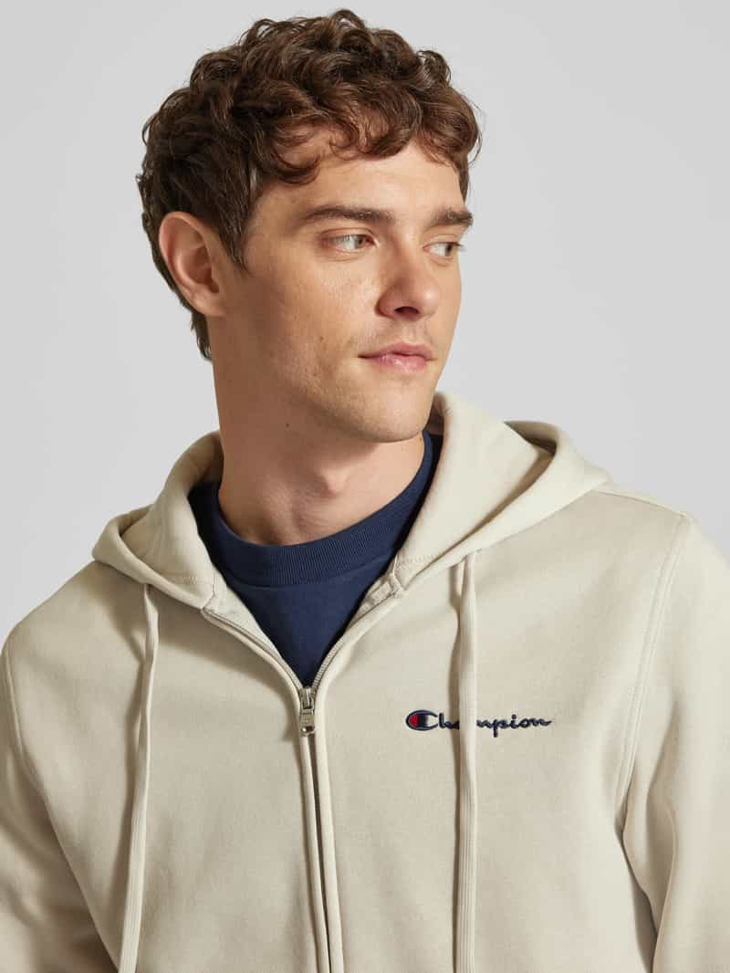 Champion Sweatjack met labelstitching