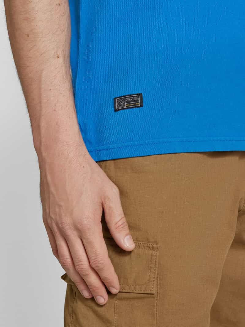 camel active Poloshirt met labelstitching