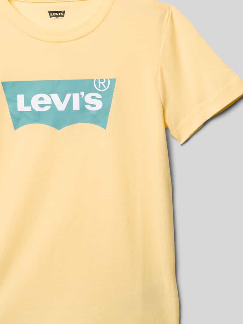 Levi s Kids T-shirt met labelprint