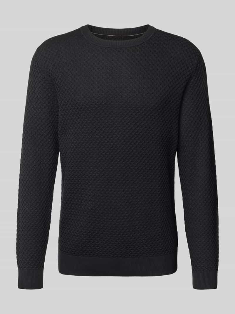 Jack & Jones Premium Gebreide pullover met structuurmotief model 'BARKLEY'