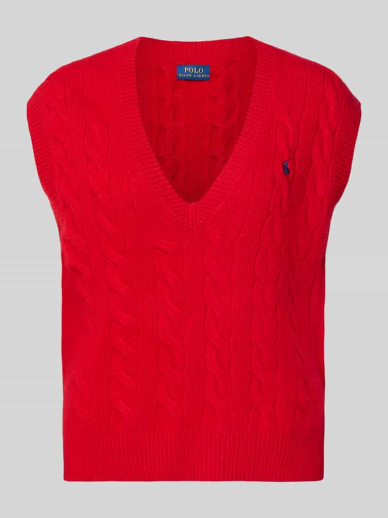 Polo Ralph Lauren Gebreide spencer met kabelpatroon
