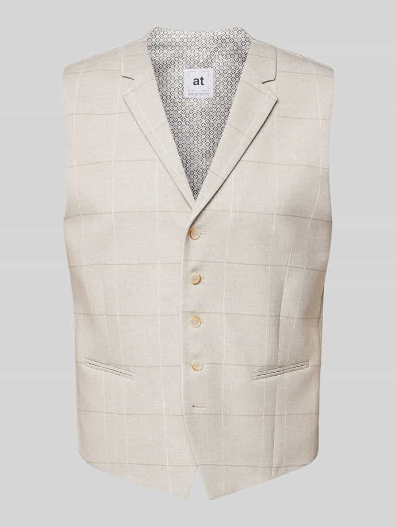 ATELIER TORINO Gilet met paspelzakken