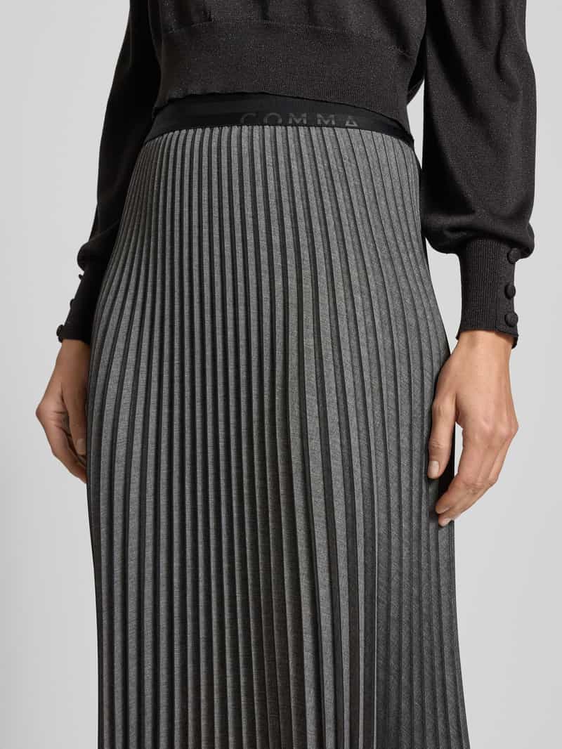 comma Midirok met plissévouwen en elastische band