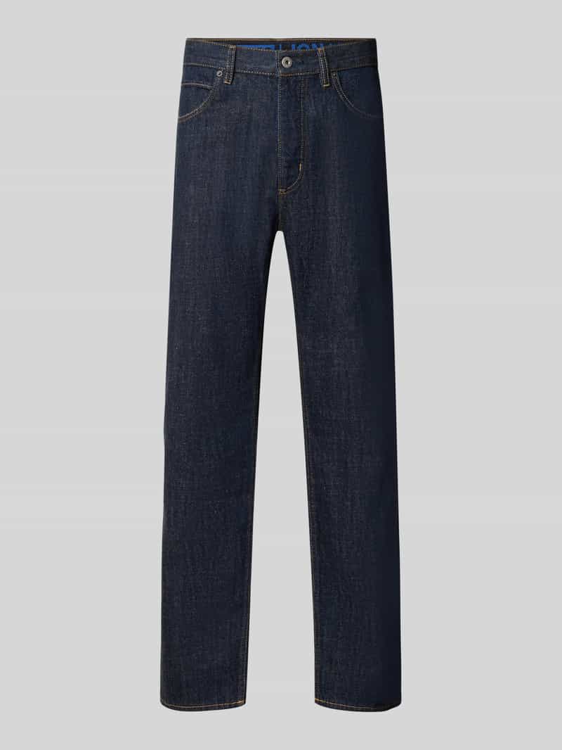 straight fit jeans van puur katoen model 'Jonah'