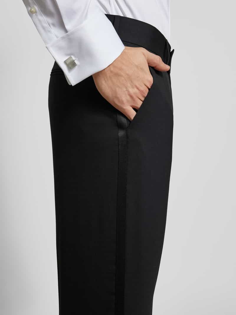 Tiger Of Sweden Regular fit pantalon met persplooien model 'TENSER'