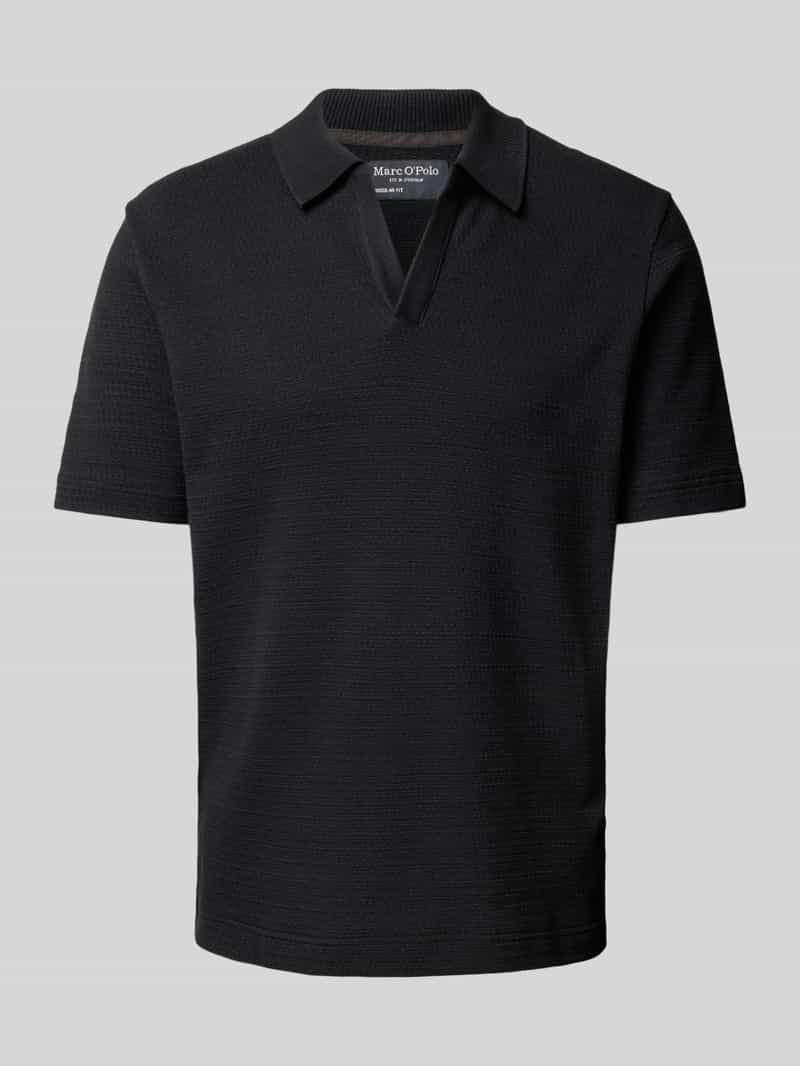 Marc O'Polo Regular fit poloshirt van een mix van katoen en elastaan
