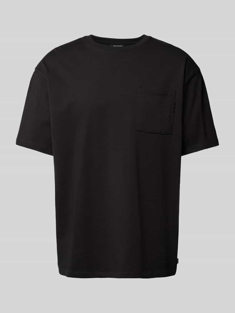 Scotch & Soda Oversized T-shirt met borstzak, model 'CORE'