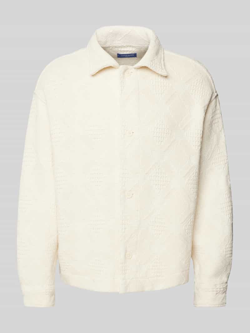 jack & jones Regular fit vrijetijdsoverhemd met structuurmotief model 'GREENPOINT'