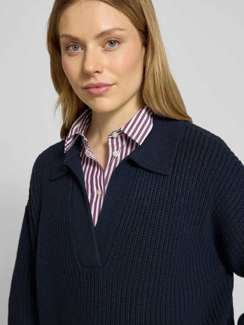Lauren Ralph Lauren Gebreide pullover met platte kraag model 'CERRAY'
