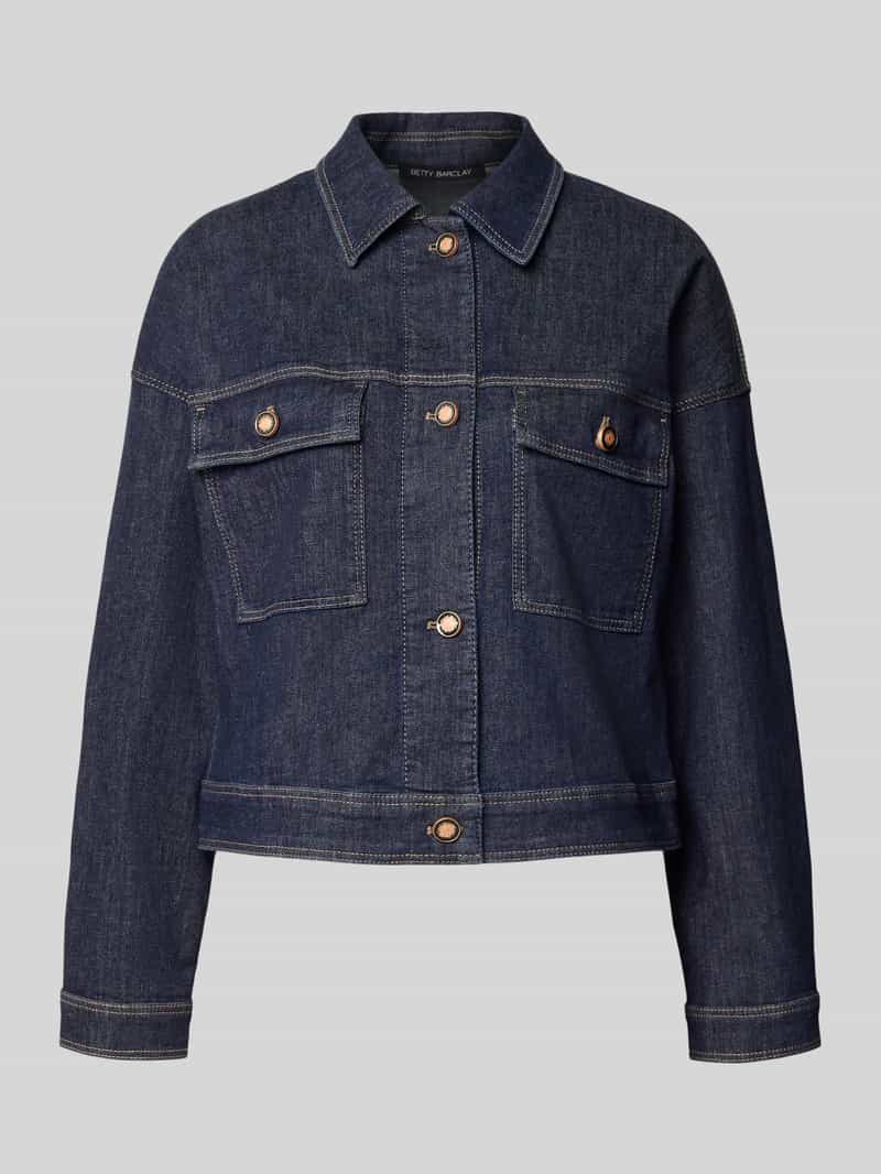 Betty Barclay Jeansjack met borstzakken