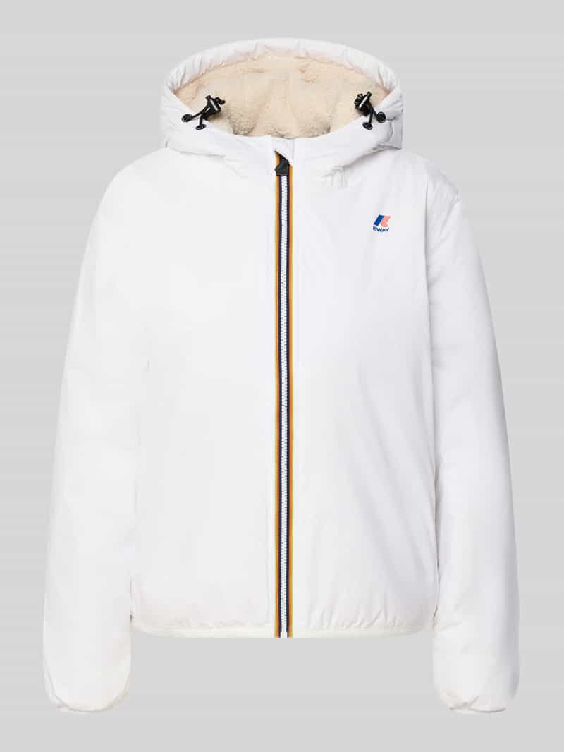 K-way Regular fit jack met logoprint model 'CLAUDETTE'