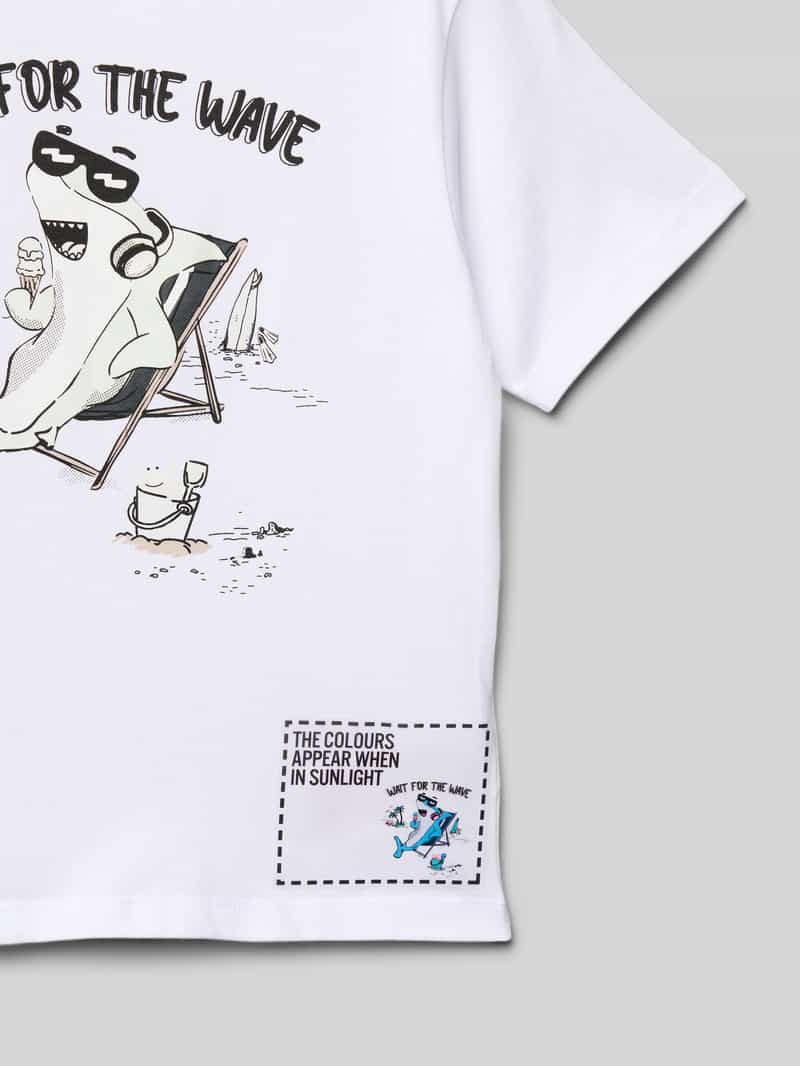 name it T-shirt met motiefprint
