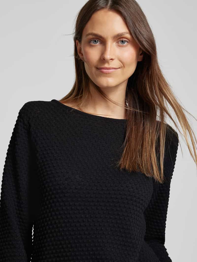 FREE QUENT Gebreide pullover met structuurmotief model 'Dodo'