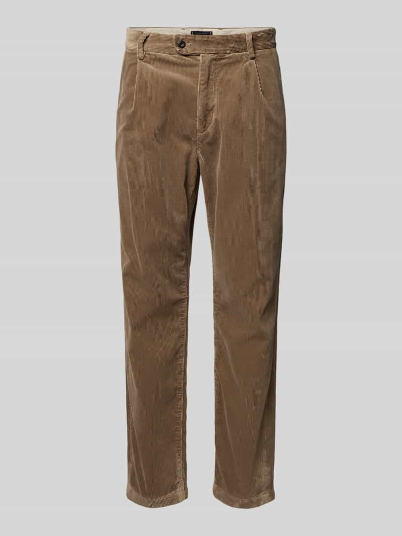 Tommy Hilfiger Tapered fit corduroy broek van puur katoen