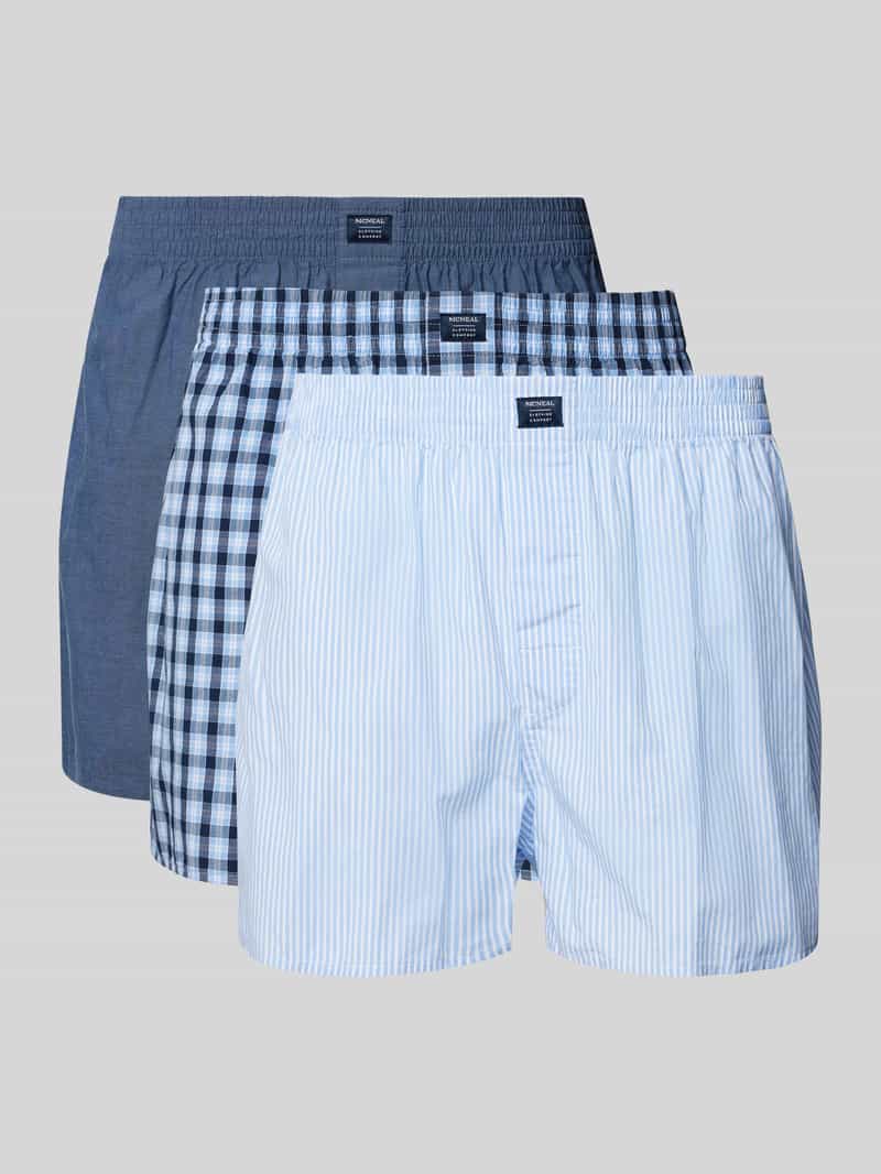 MCNEAL Boxershort met labelpatch in een set van 3 stuks
