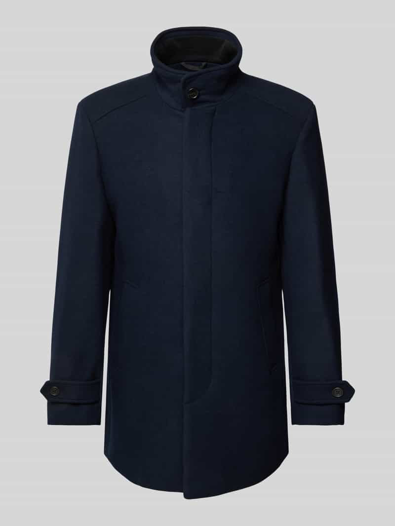 Selected Homme Lange jas met opstaande kraag model 'NEW REUBEN'