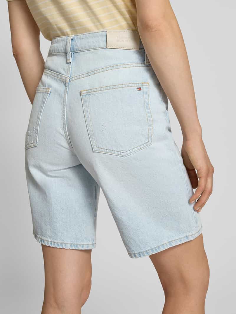 Tommy Hilfiger Relaxed fit korte jeans van een mix van katoen en lyocell