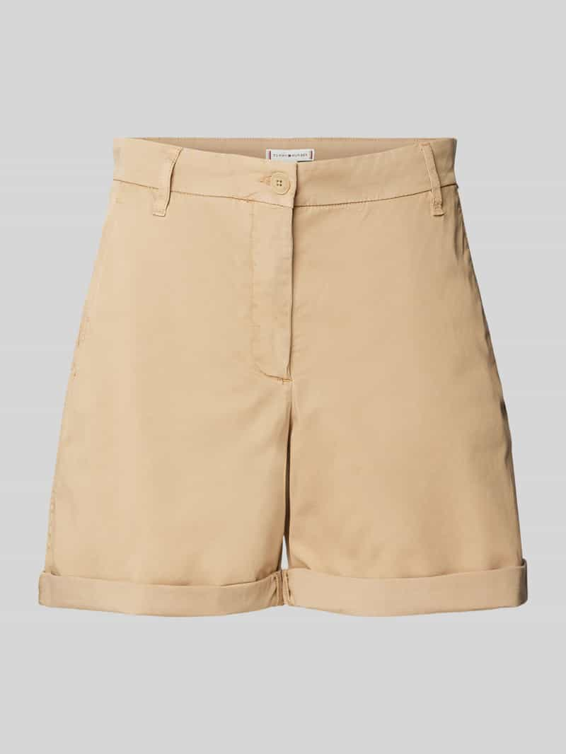 Tommy Hilfiger Flared korte chino met achterzakken model 'CO BLEND GMD'