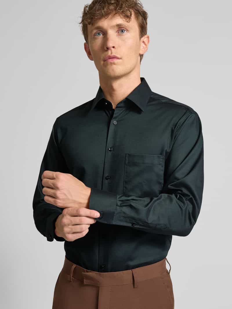 Eterna Modern fit zakelijk overhemd met kentkraag