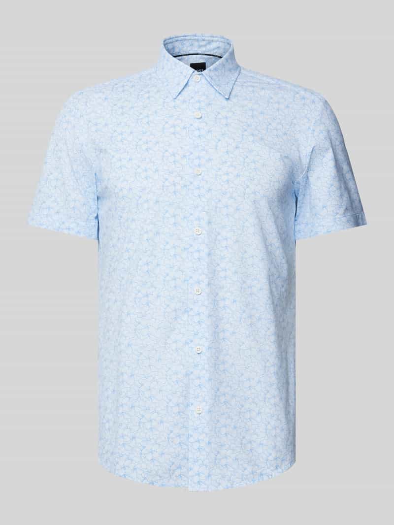 Boss Slim fit vrijetijdsoverhemd met 1 2-mouwen model 'ROAN'