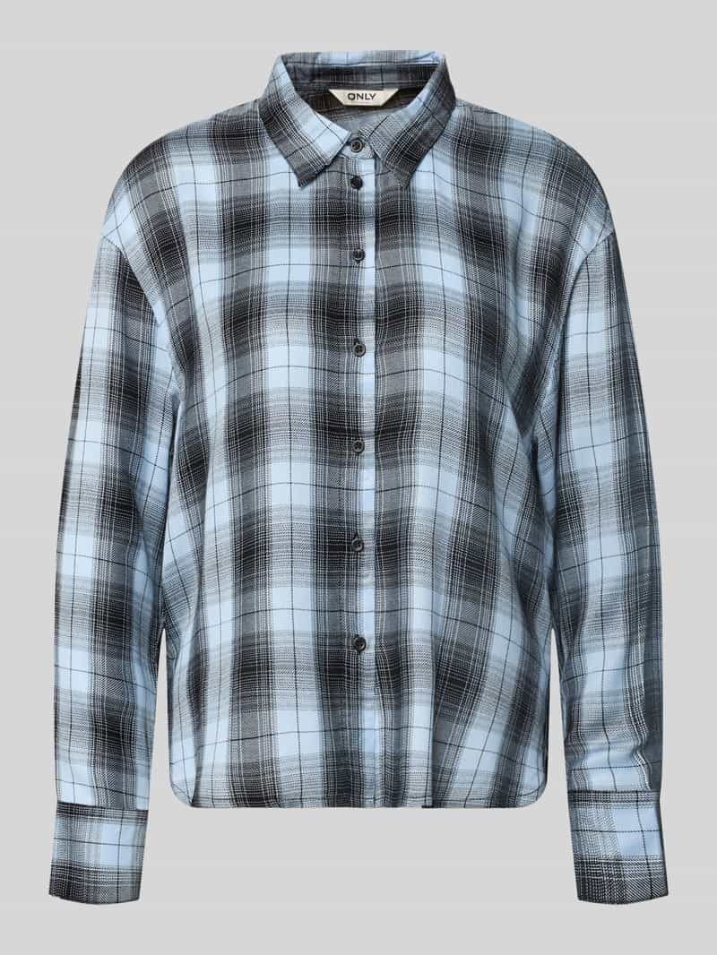Regular fit overhemdblouse van pure viscose model 'RILEY'