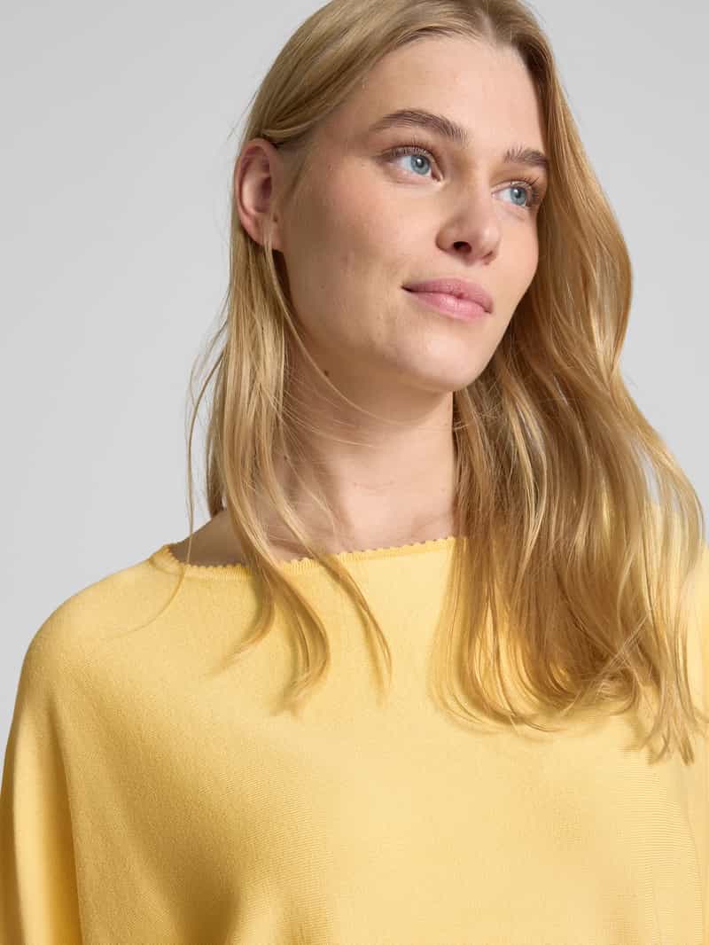 Zero Gebreide pullover met boothals
